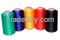 Polyester dope dyed dty 150d/288f high intermingled
