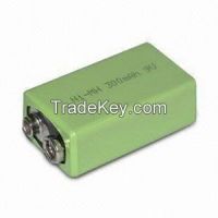 Ni-MH 9V 300mAh Remote Control Rechargeable Battery