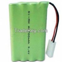 High Power Ni-MH AAA 300mAh 9.6V Rechargeable Battery