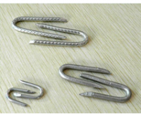 U type nails Q195 Q235 galvanized or copper fence staples