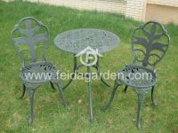 Bistro table chair 3 pcs set