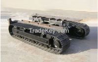 Rubber track chassis, rubber track undercarriage part for harvester/snowblower/excavator/bulldozer