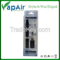 Dry herb portable vaporizer pen ecigartor 3 in 1 vaporizer