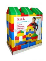 Building bricks XXL, 36 pieces