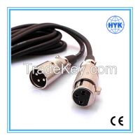 XLR connector/speakon plug/microphone connector/plug/cannon connector with cable