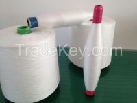 polyester yarn  40s/2 raw white sewing thread