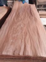 Water Gum Red Hardwood 0.3mm Plywood Face Veneer