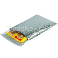 Metallic aluminum bubble mailers