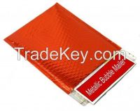 Metallic Bubble Mailers Padded Shipping Mailing Envelopes Bags Red