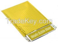 gold metallic bubble mailers