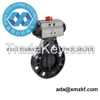 Pneumatic actuator PVC butterfly valves