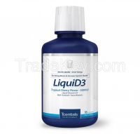 LIQUID3 Ultra Pure Liquid Vitamin D3 with Tcentials Trace Minerals (Tropical Cherry) 5000IU (16oz) 473ml