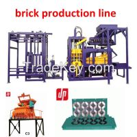 JF-QT10-15B high production fully automatic kerbstone brick making machine