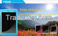 solar phone charger 9000-10000mah electronics powerbank