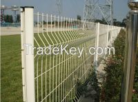 Export Standard 2"x8" Powder coated welded mesh fence panel for garden wall