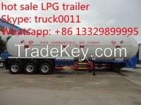 ASME bulk LPG gas trailer for sale