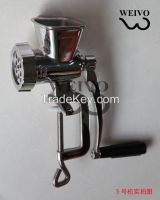 Hot Sale Meat Mincer/ Manual Meat Chopper/  Stainless Steel Meat Grinder with LFGB