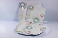 8" and 10.4'' square melamine plate