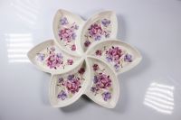 14'' flower six section melamine box