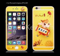 Colorful tempered glass screen protectors for iPhone 6 & plus with OEM design photos