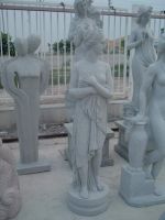 White Marble Female Sculpture