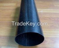 Oval & ellipse& elliptical Shape carbon fiber tube