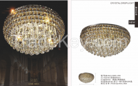 Modern cheap crystal ceiling light