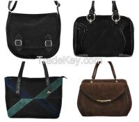 Newest wholesale stylish high quality black kombi leather womens shoulder handbags 2015