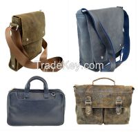 Newest 2015 brand trendy wholesale pure genuine leather mens shoulder handbags