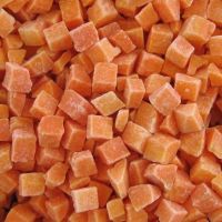 frozen carrot dice