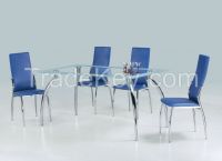 DT002 Cheap Modern metal  Dining Table