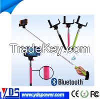 OEM amd ODM wholesale colorful mono pod selfie stick with bluetooth