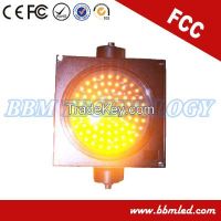 200mm yellow flashing ball traffic light