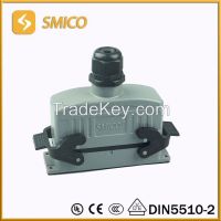 Industrial heavy duty multipole connector HE-024 male and female similar Harting