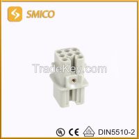 Industrial heavy duty multipole connector HD-008 male and female similar Harting