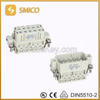 Industrial heavy duty multipole connector HA -010 male and female similar Harting