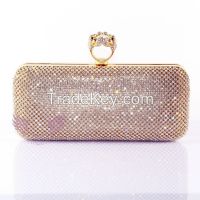 2015 Mix-colour wholesale hard case clutch beauty for ladies