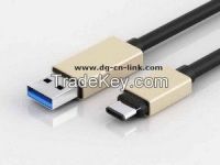 Custom High Quality Mini USB3.0 A MALE TO MICOR B BLACK