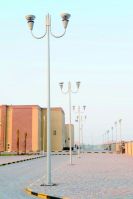 Tapered Aluminum Street Lighting Post custom made design