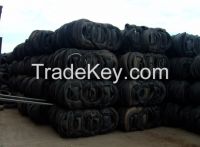 Baled tyres scrap baled tires waste tire