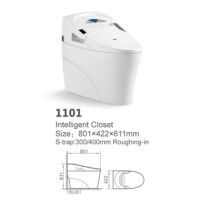 Smart toilet automatic flush sensor bathroom ceramic intelligent one piece toilet