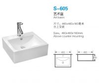 Good quality out door wash basin counter tops chaozhou ceramic basin manufacturer