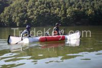 The first folding canoe.