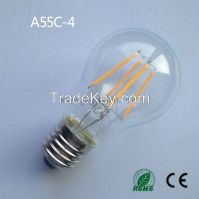 LED FILAMENT LAMP A55C 4W WITH CE AND ROHS