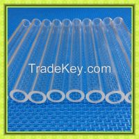 transparent fused quartz tubes with good quality for tube furnace