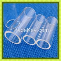 high quality clear transparent UV filter quartz tube with low price