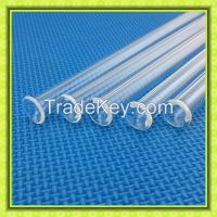 high purity heat resistant clear quartz glass tube