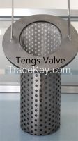 Stainless steel replacement screens & baskets for industrial strainers