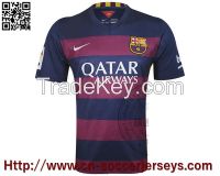 2015-16 Barcelona Home Messi Neymar JR Suarez Soccer Jerseys Thai Quality Spain Camisetas de futbol