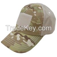 baseball style adjustable camo with velcro patch condor hat cap